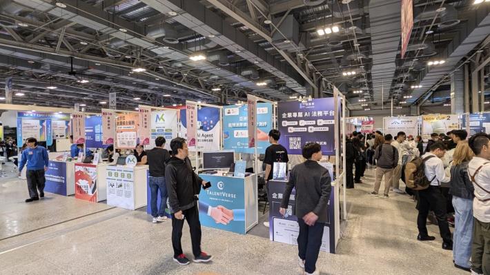 活動現場展出與交流，展現台灣新創能量